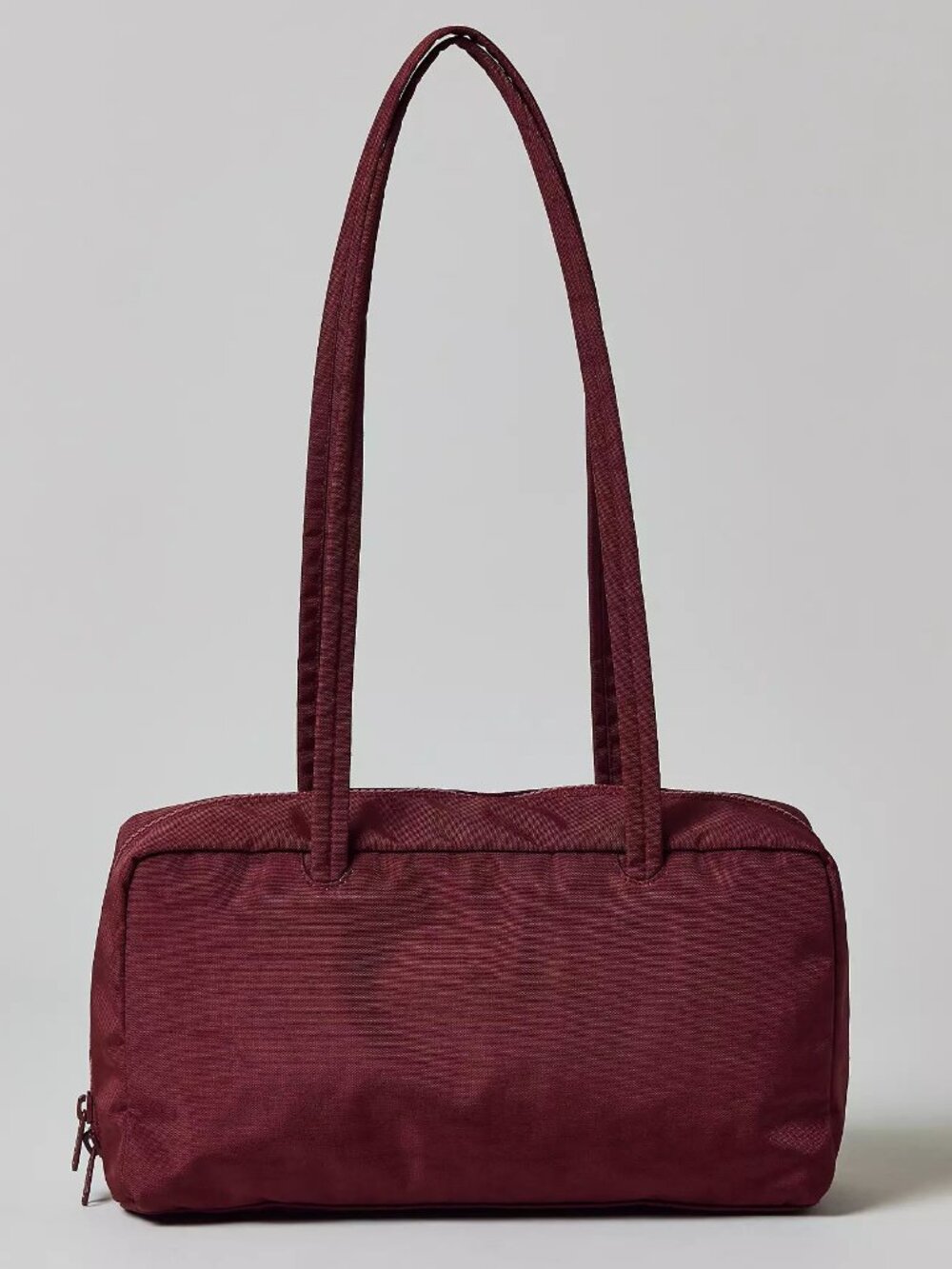 NWT Baggu Regular Nylon Bowler Bag - Mahogany